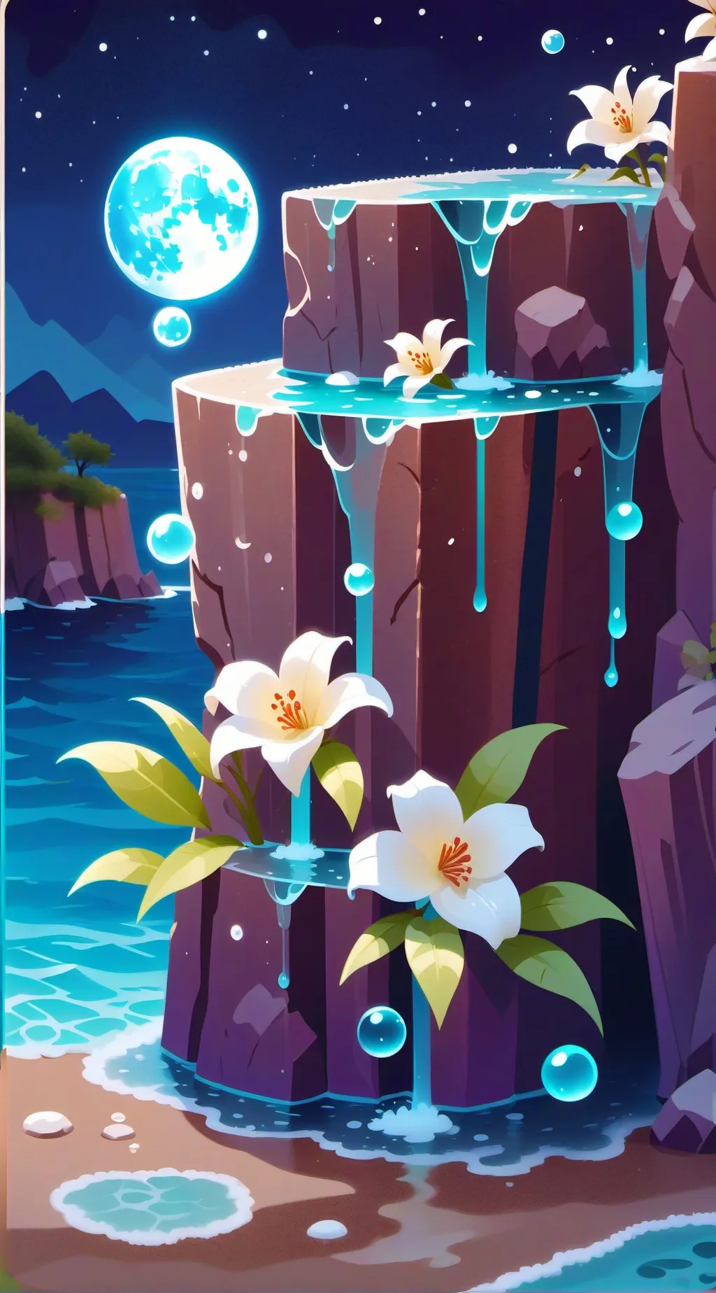 ai character: Pure Vanilla ✨🍪☀️ background