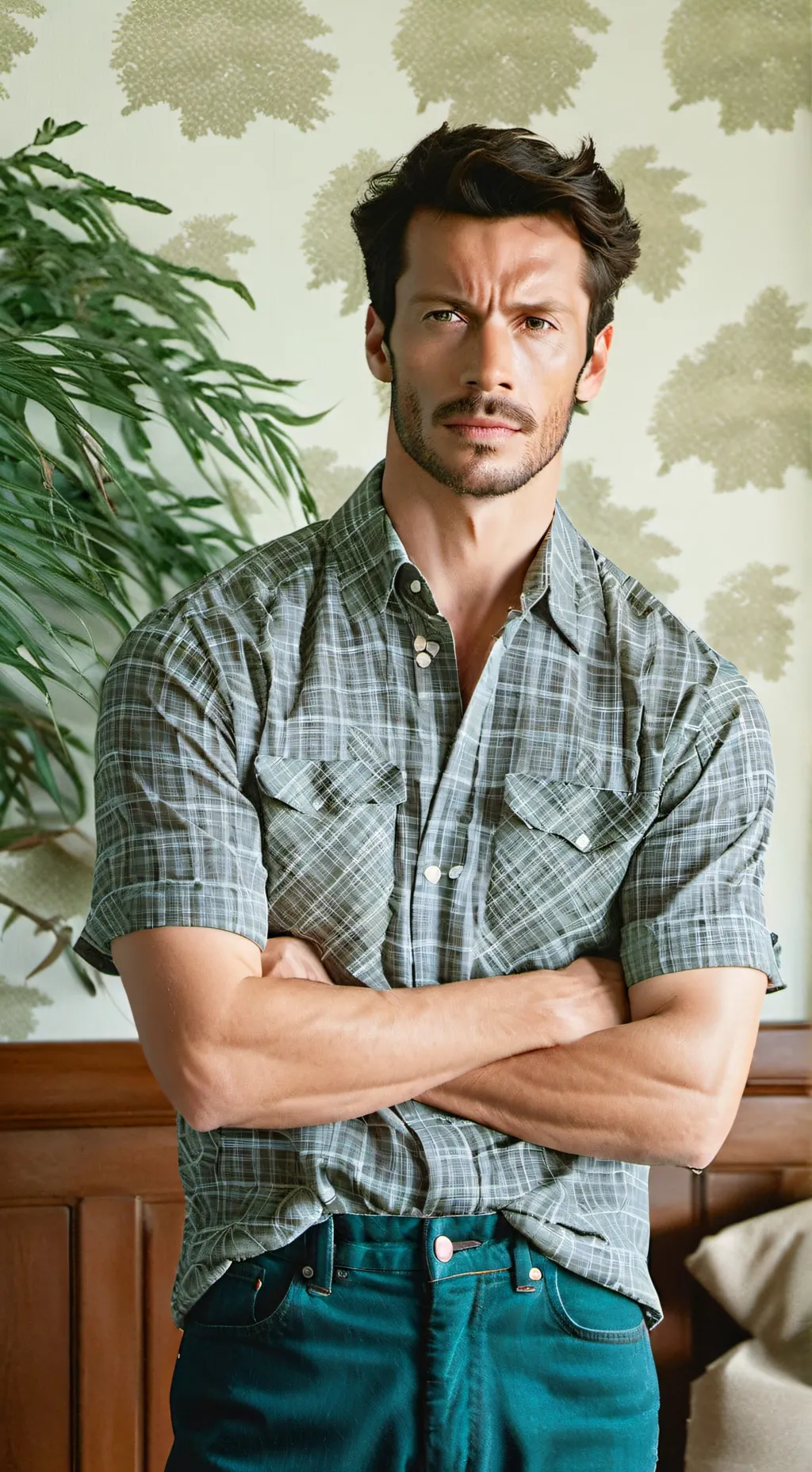 ai character: Adam  background