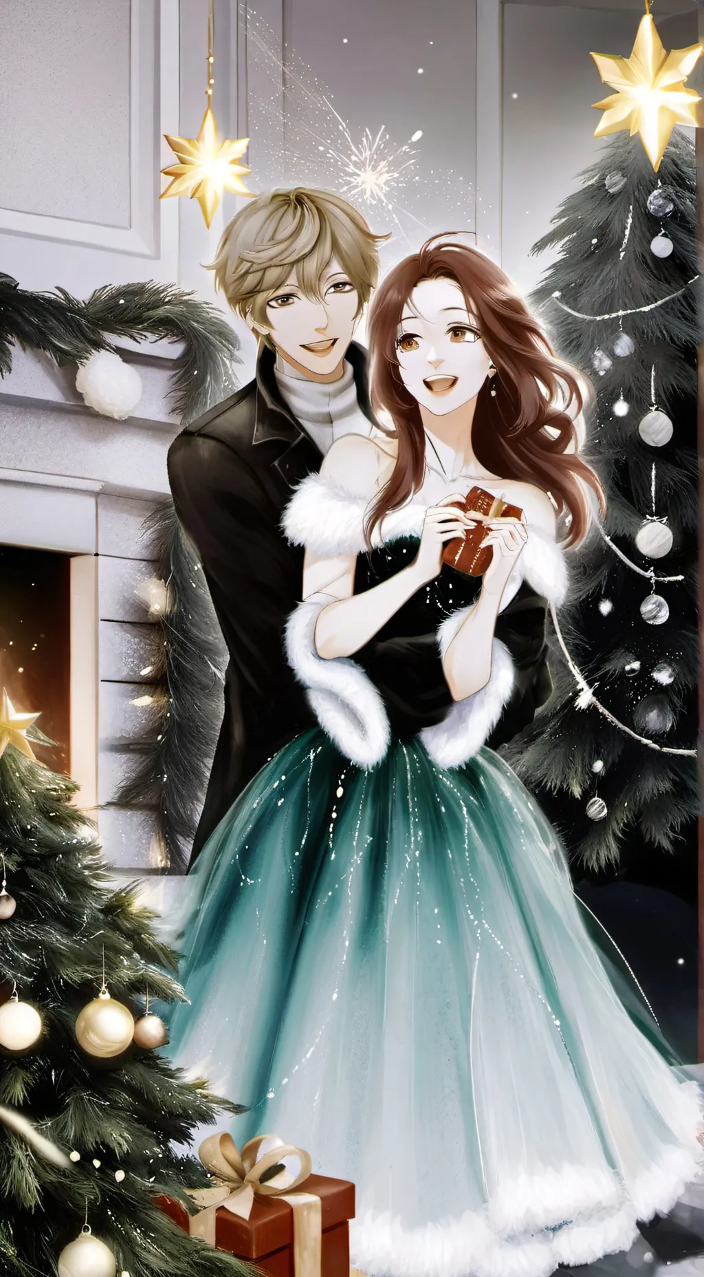 ai character: elis and friends  background