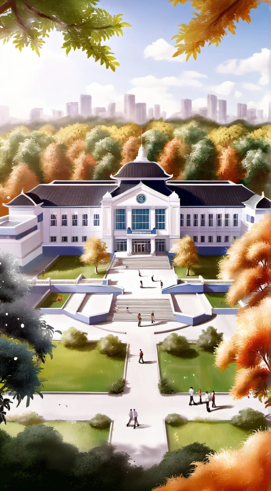 ai character: SJKC学校 background