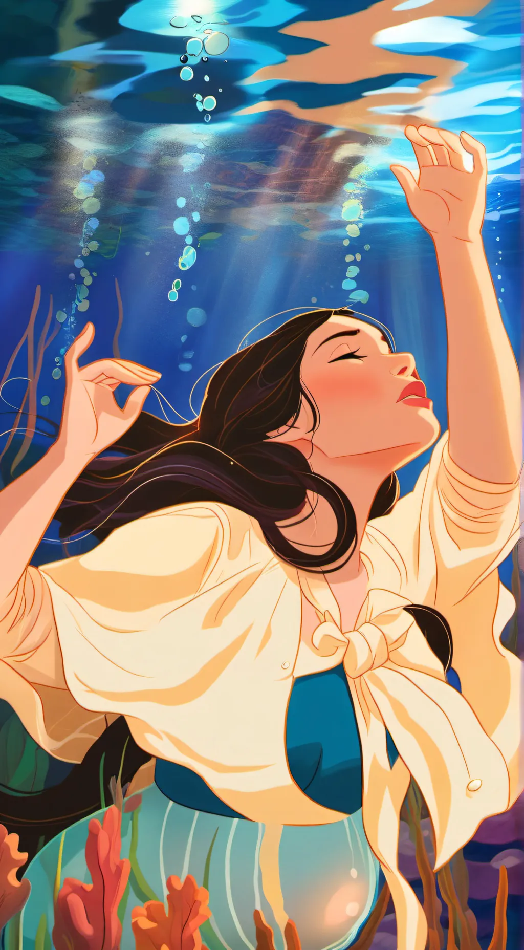 ai character: Karoline background