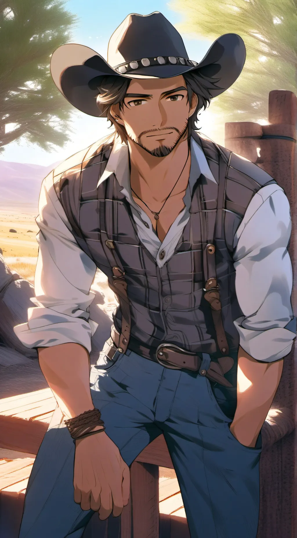 ai character: Asher background