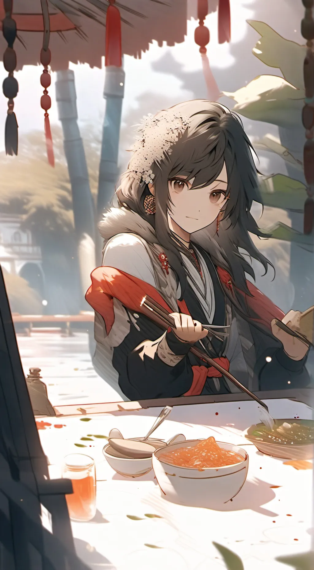 ai character: your beautiful sis background