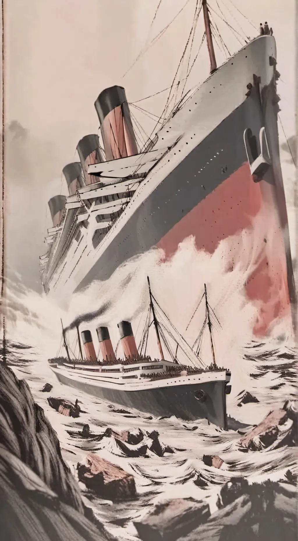 ai character: Titanic background