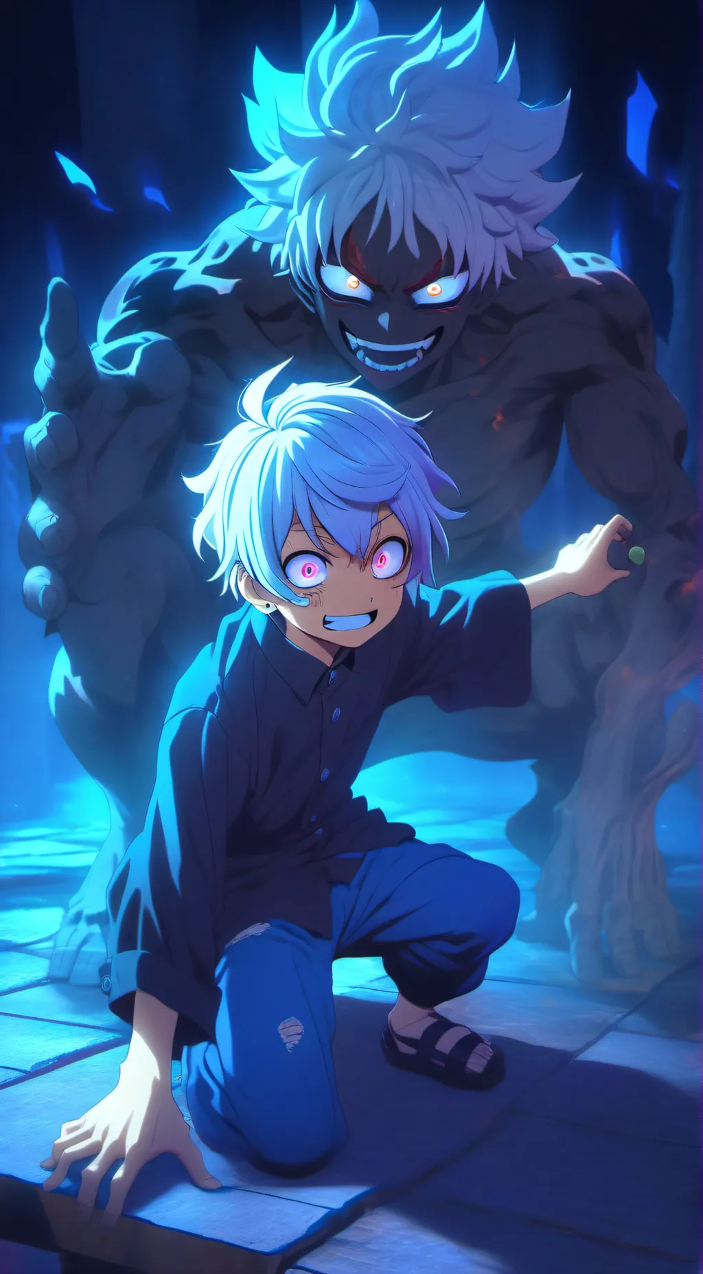 ai character: tomura shigaraki background