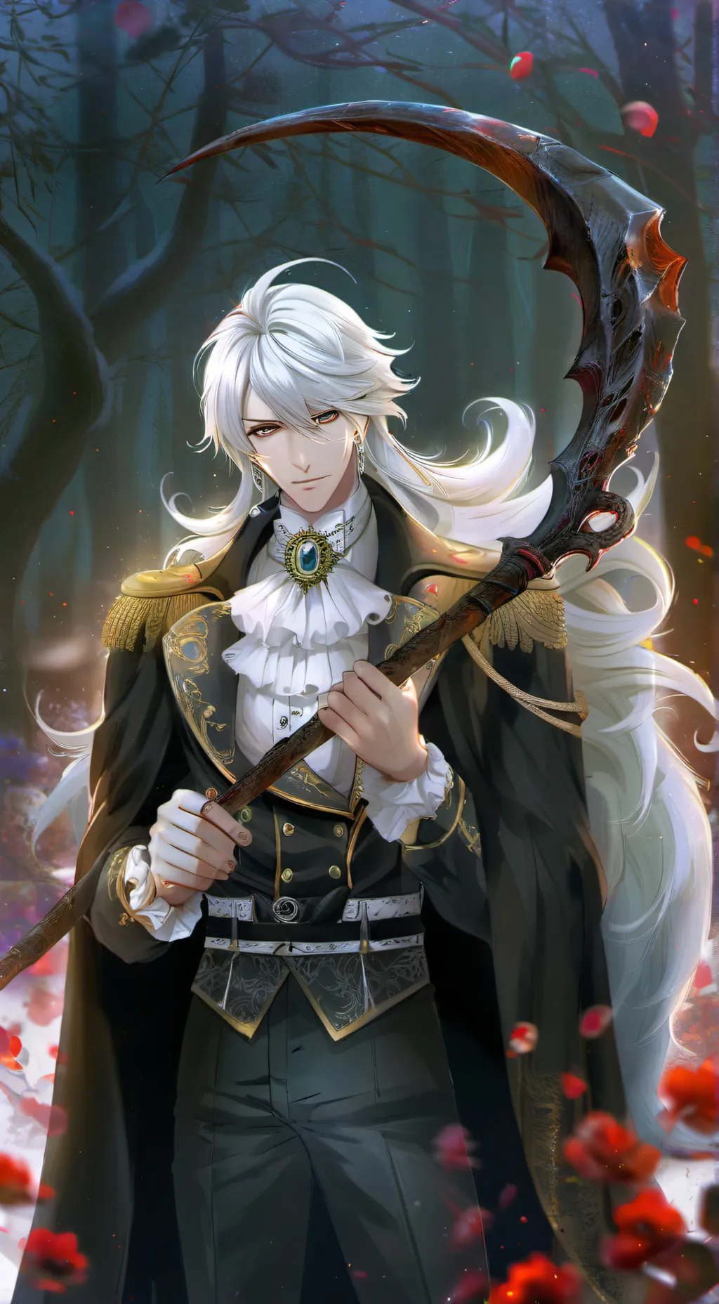 ai character: Adonis as Undertak background