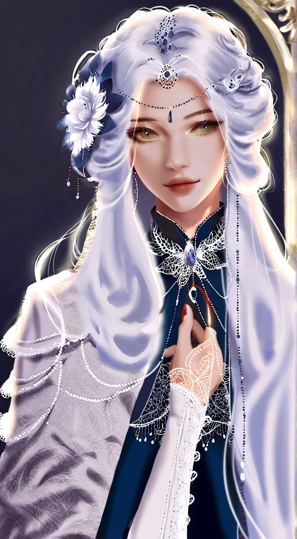 ai character: Queen Layla background