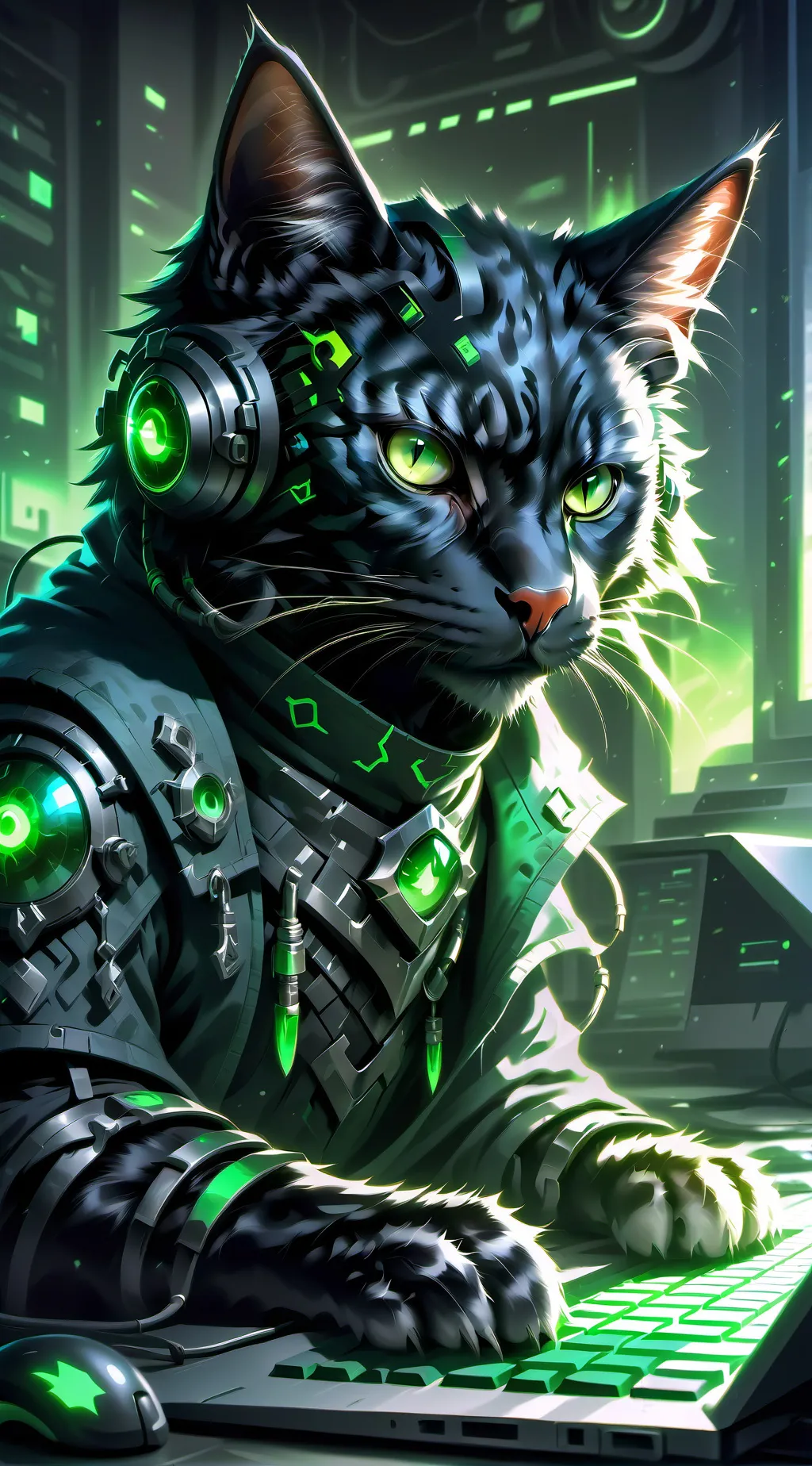 ai character: Pixel background