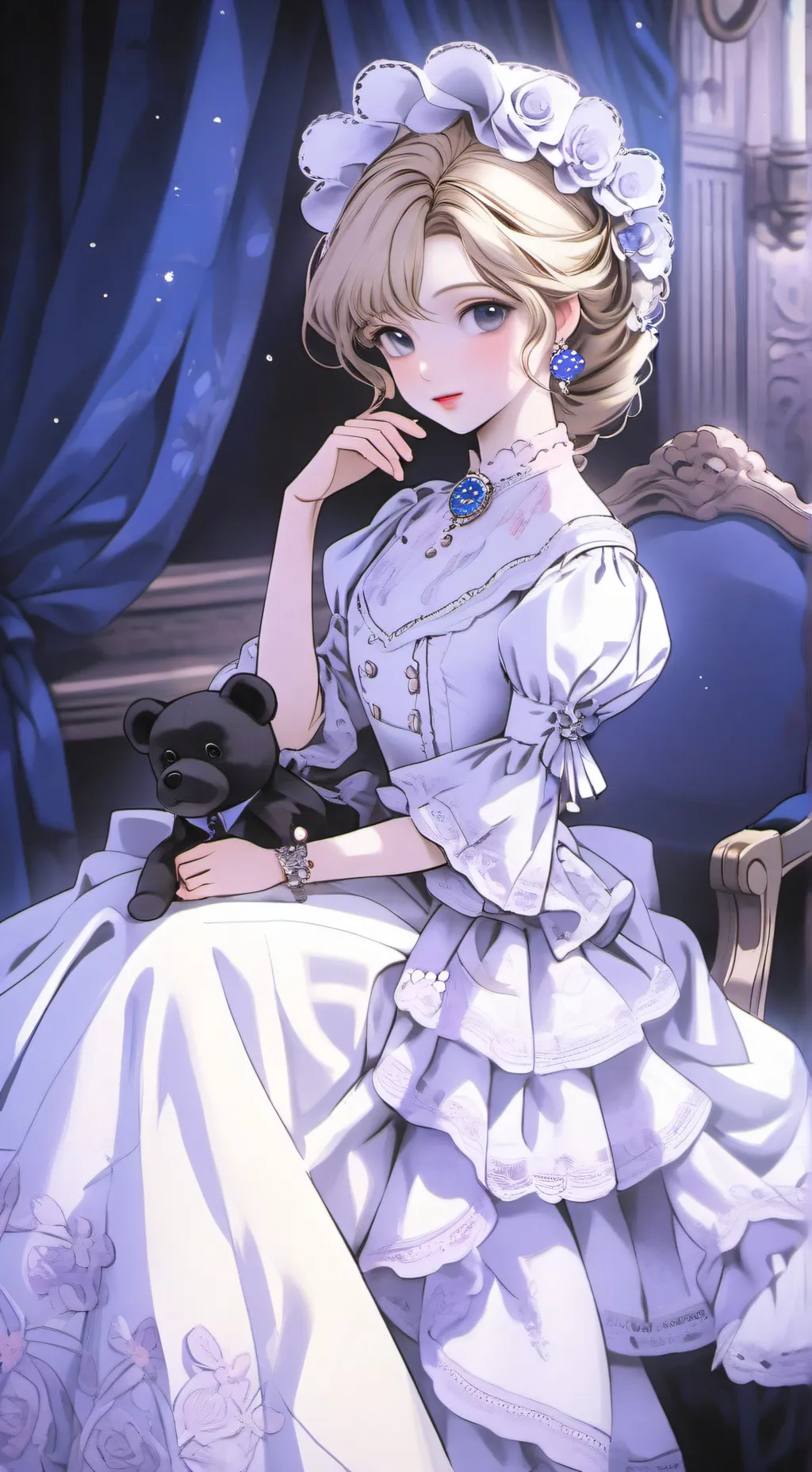 ai character: DS  challenge 🎊🎊 background