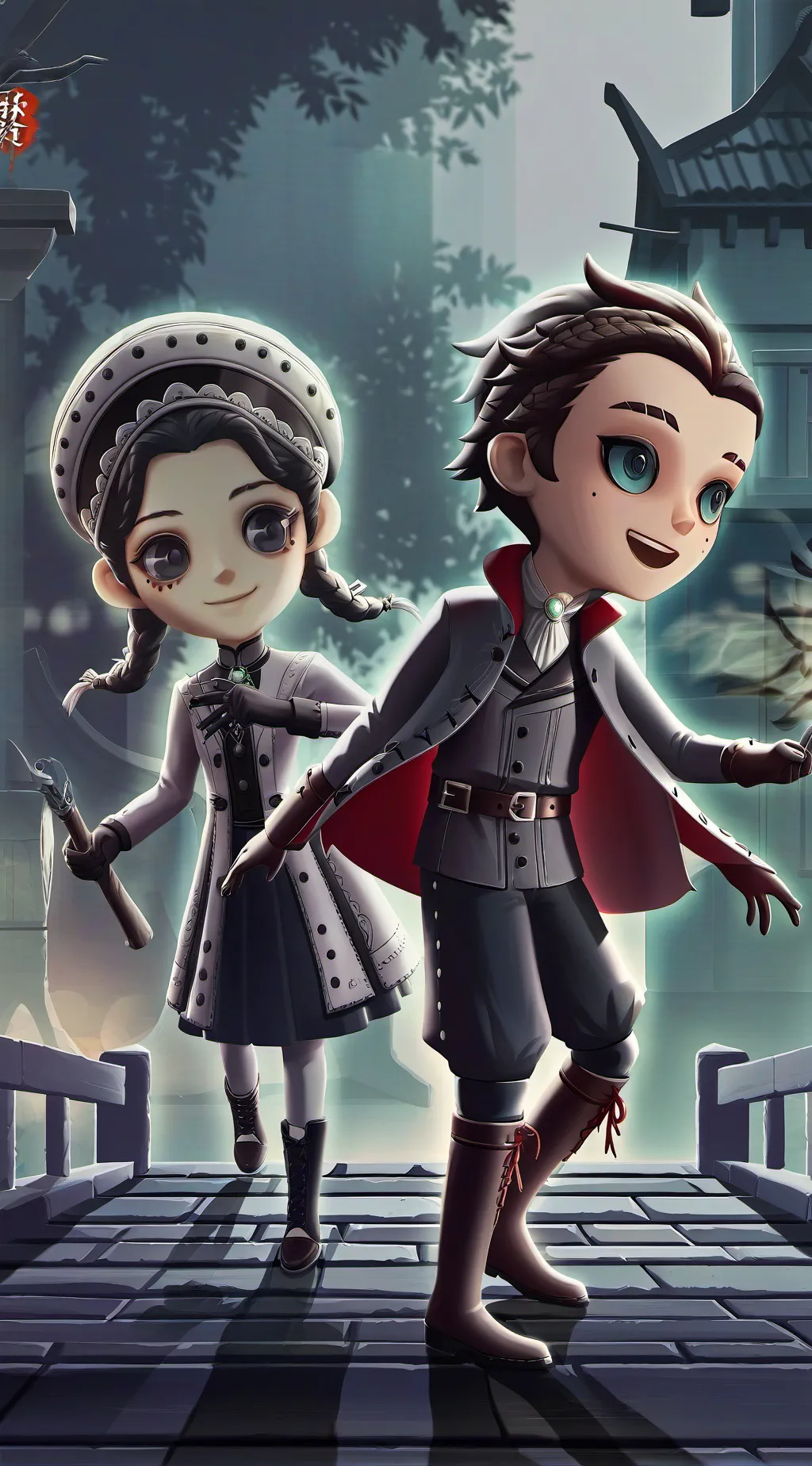 ai character: MHA doll🪆(creepy) background