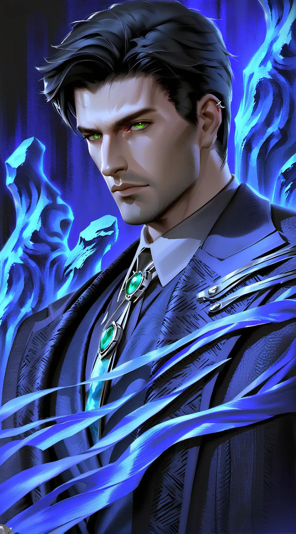 ai character: blaine blackthorn background