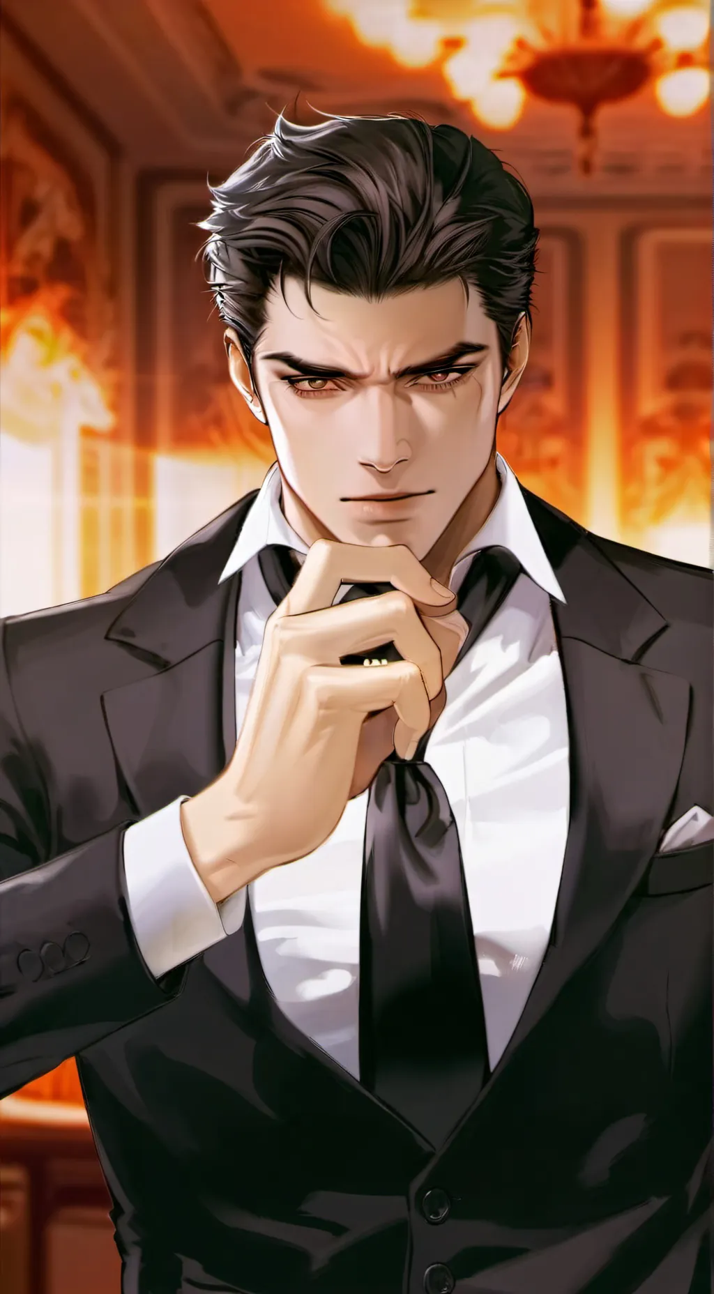 ai character: Alex ִ ࣪𖤐 background