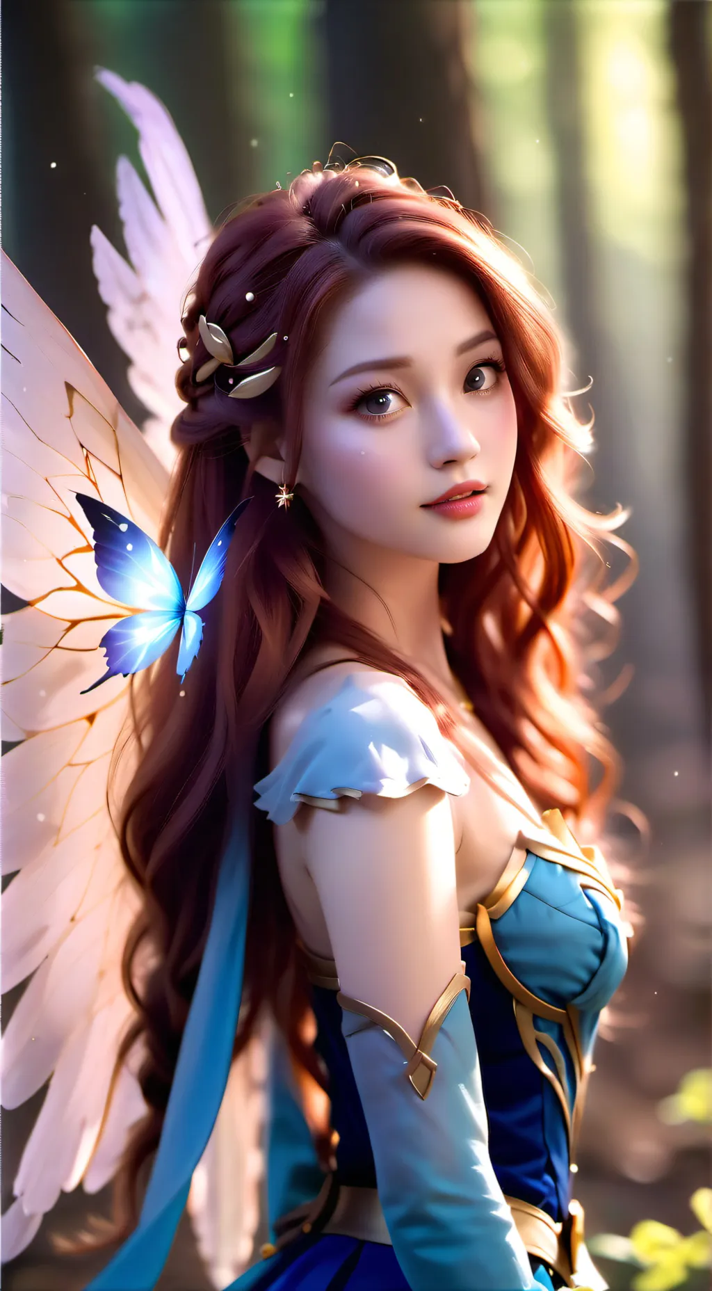 ai character: Shimmer background