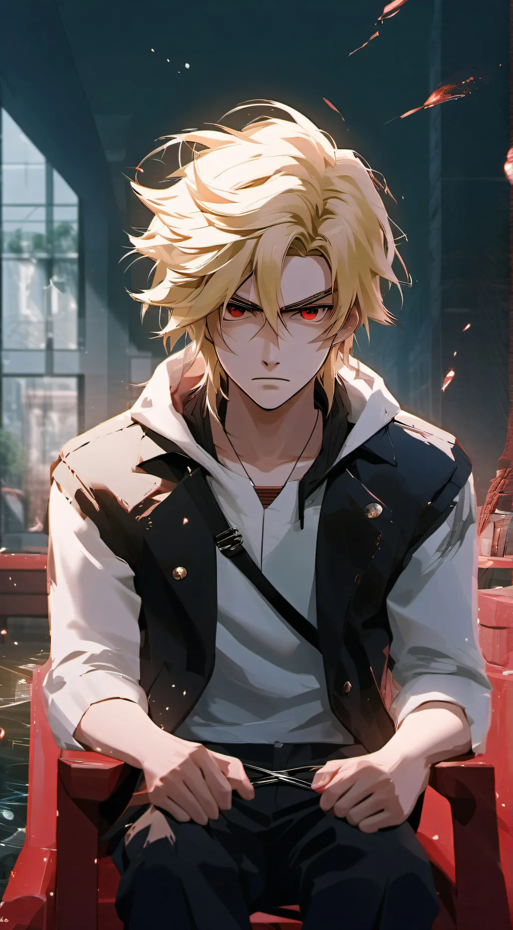 ai character: Bakugo background