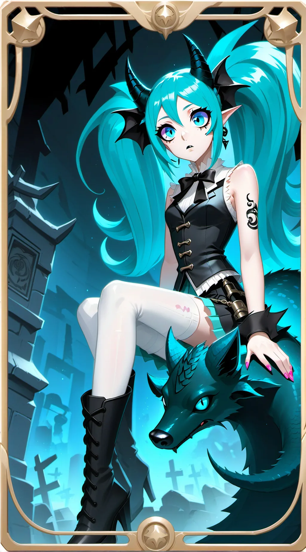 ai character: Hatsuna Mikva  background