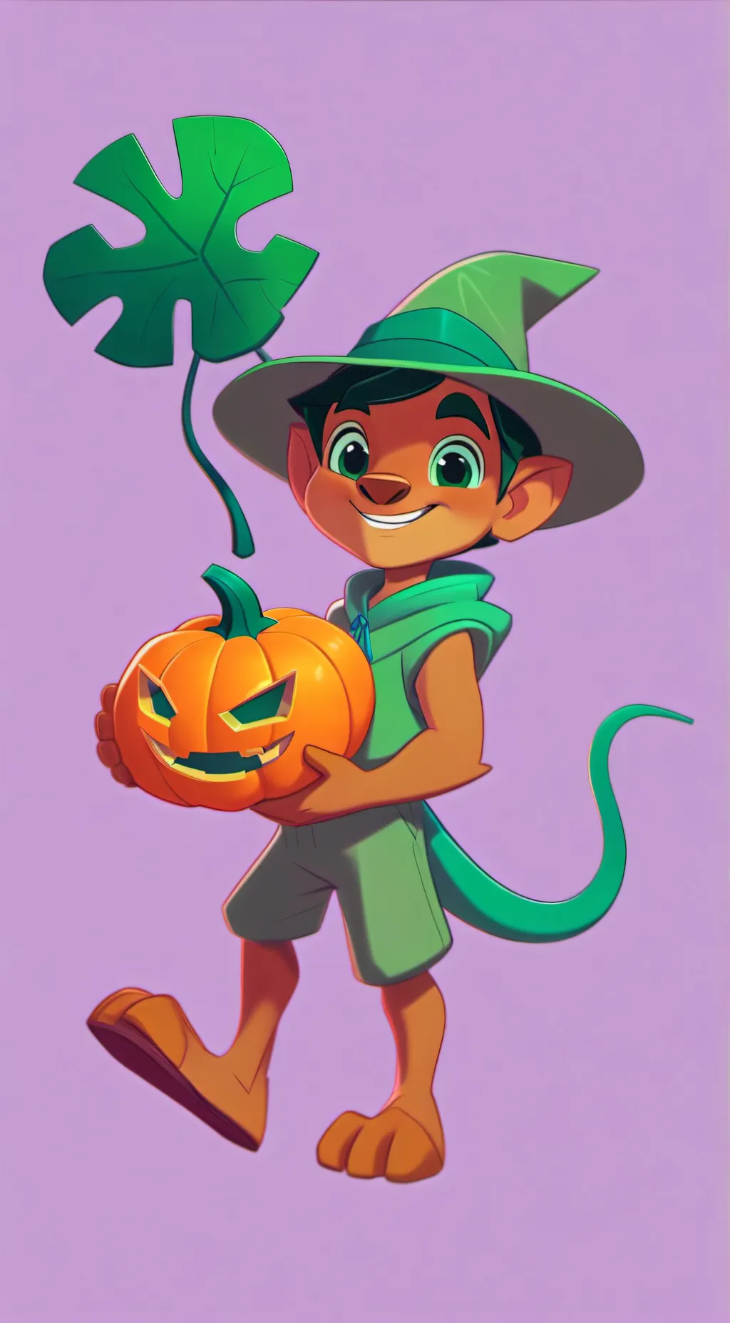 ai character: Gourdy background