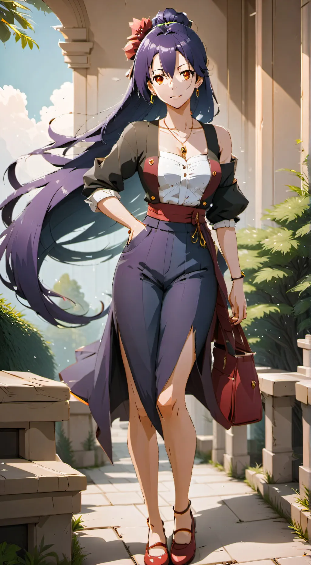 ai character: Towa background