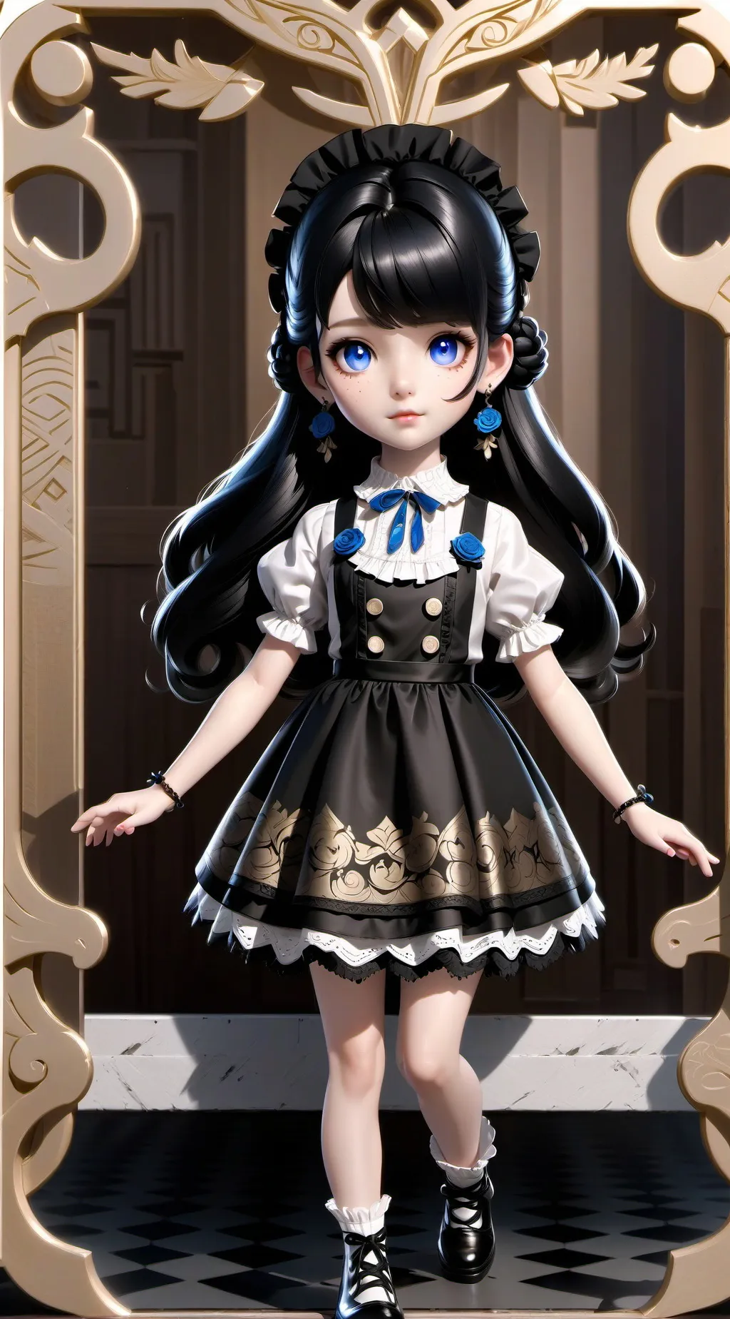 ai character: Hotel vocaloid background