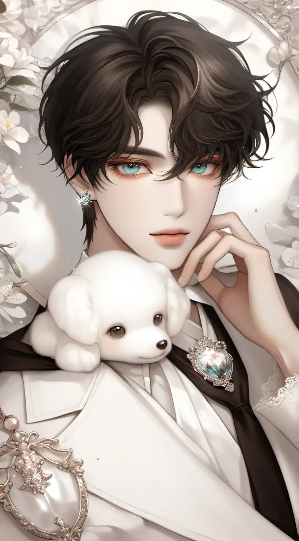 ai character: léon  background