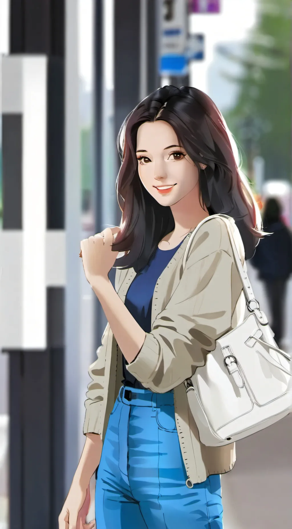 ai character: Lila background
