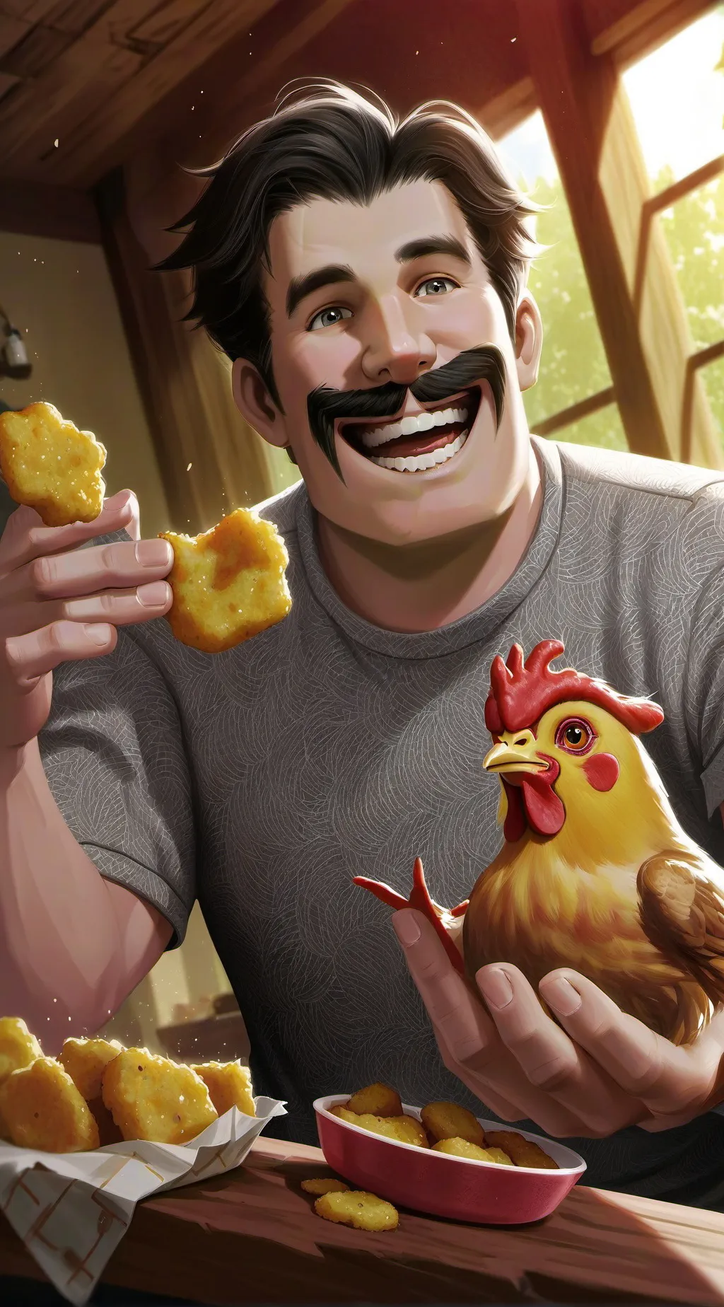 ai character: cakc background