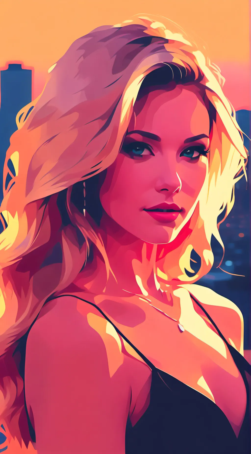 ai character: Athena  background