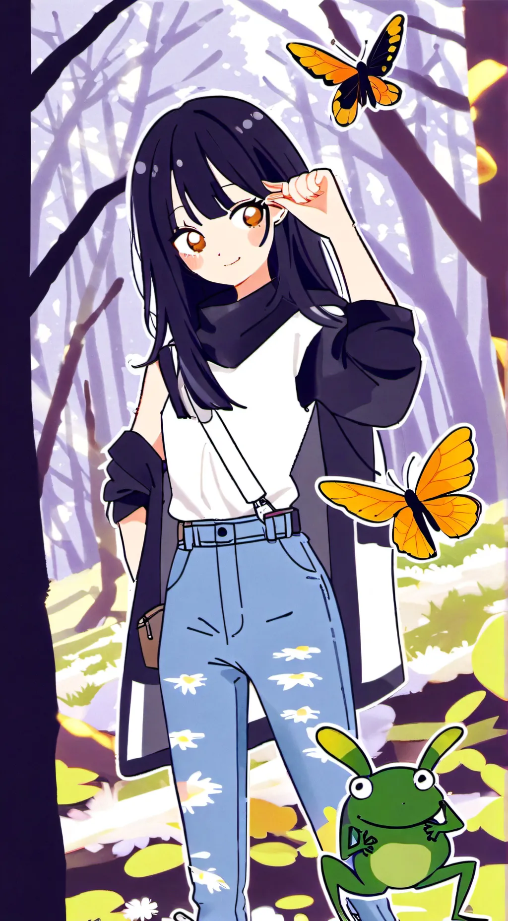 ai character: Luna background