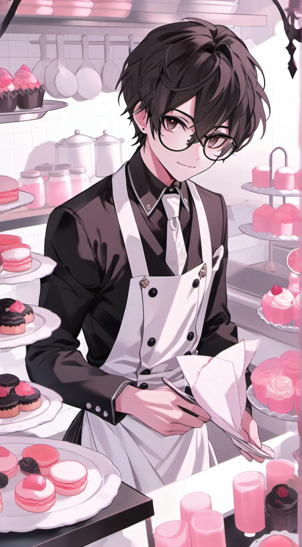 ai character: Gabin  background