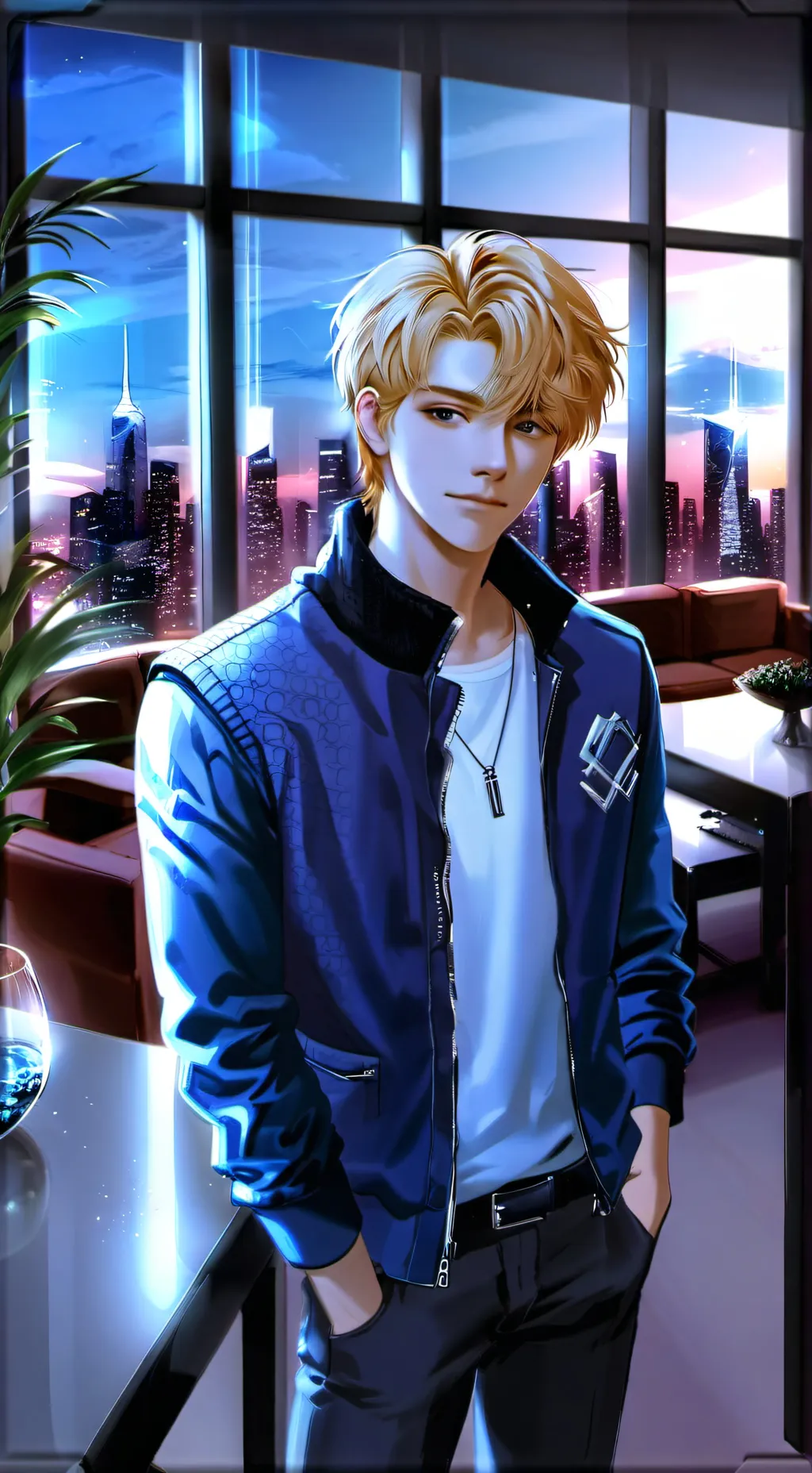 ai character: Clay Wellington background