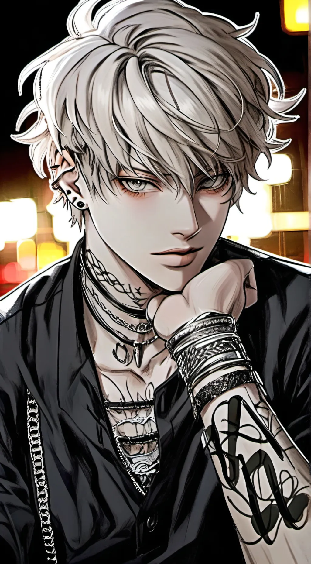 ai character: Star background