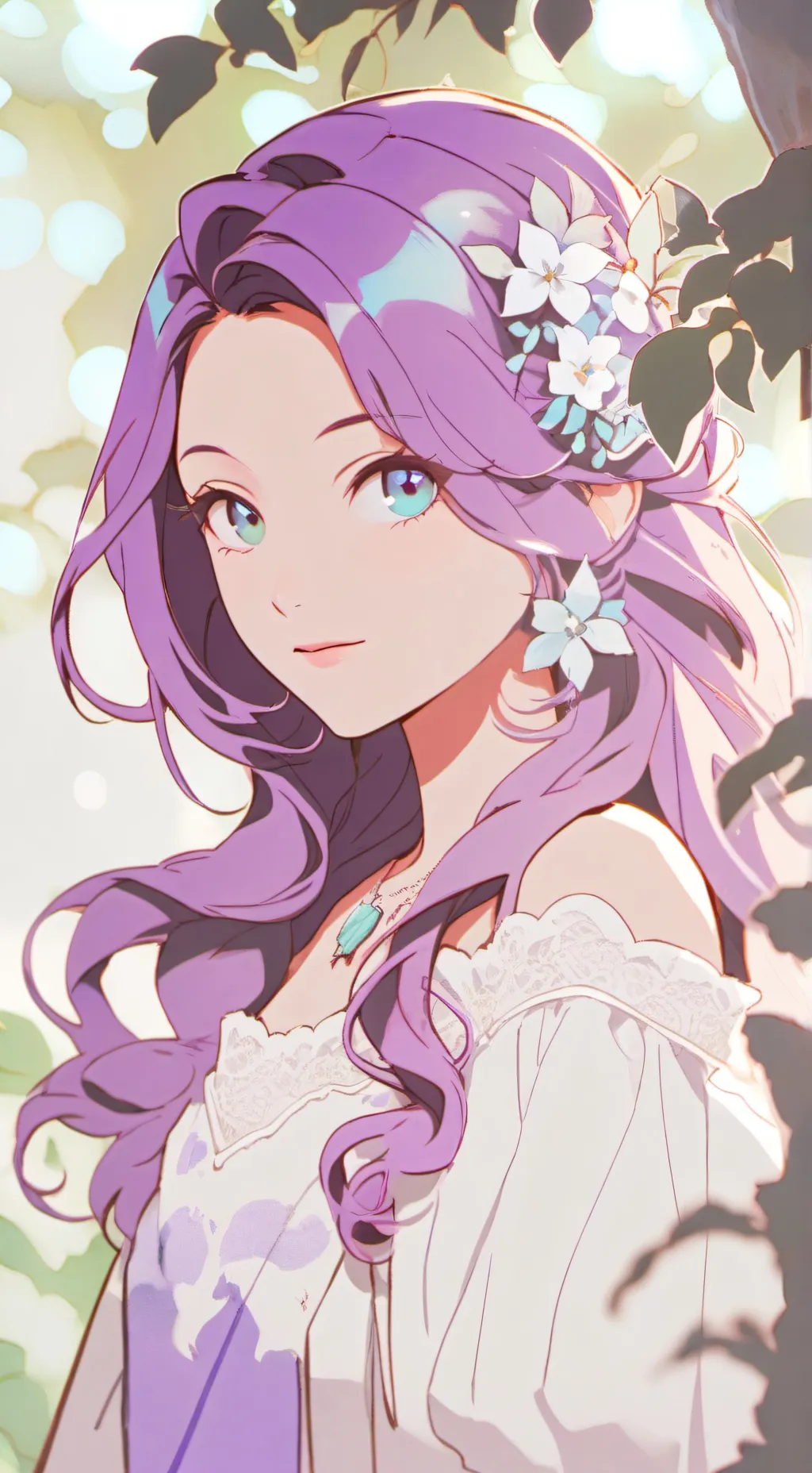 ai character: Lily  background