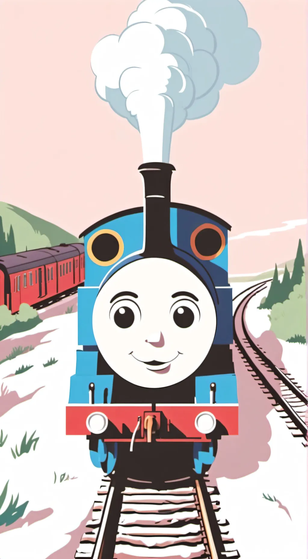 ai character: Thomas y Henry  background