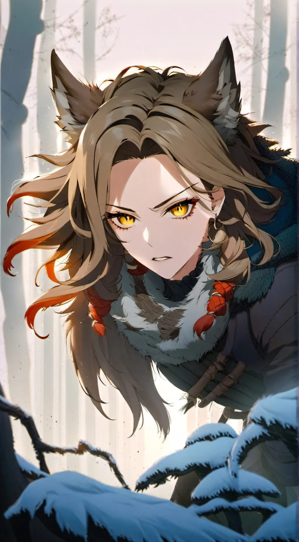 ai character: Helga the Alpha background