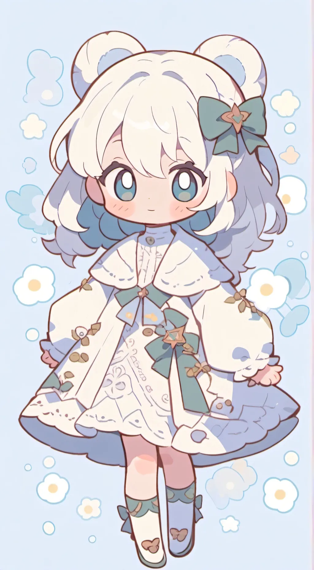 ai character: Милка♡ background