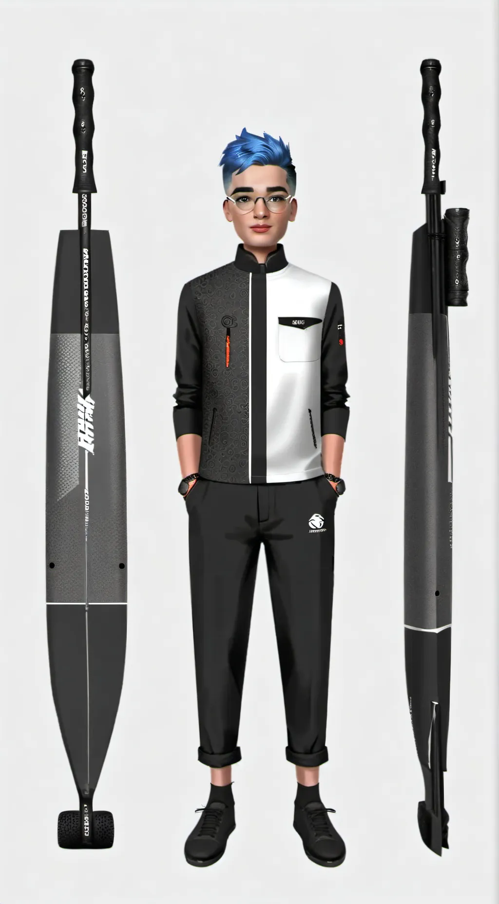 ai character: toy background