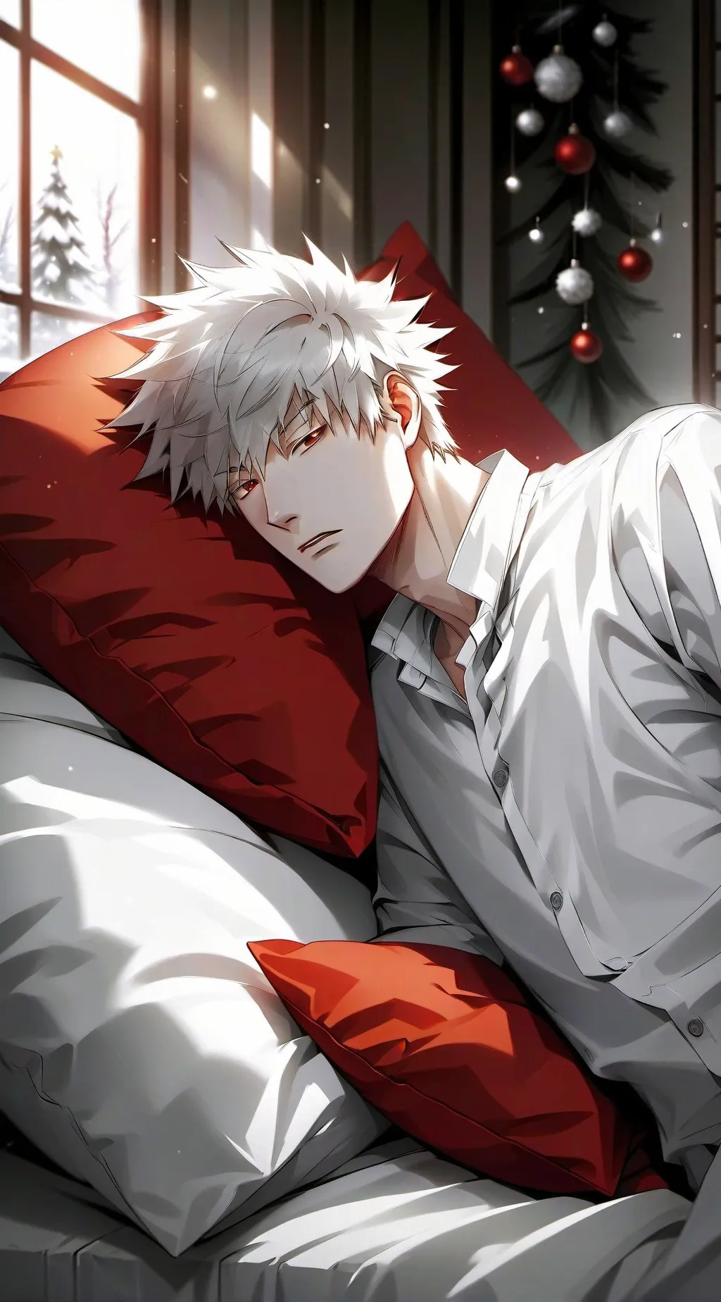 ai character: Katsuki Bakugou background