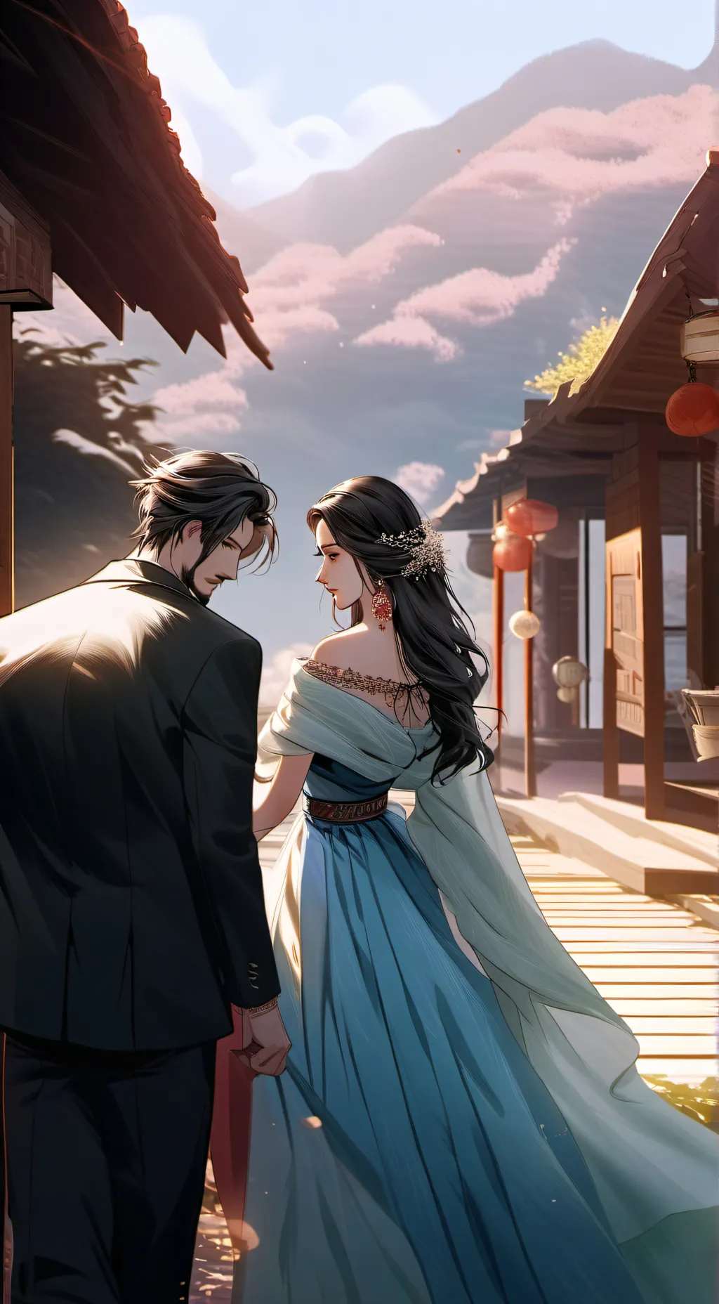 ai character: BTS e Black Pink  background