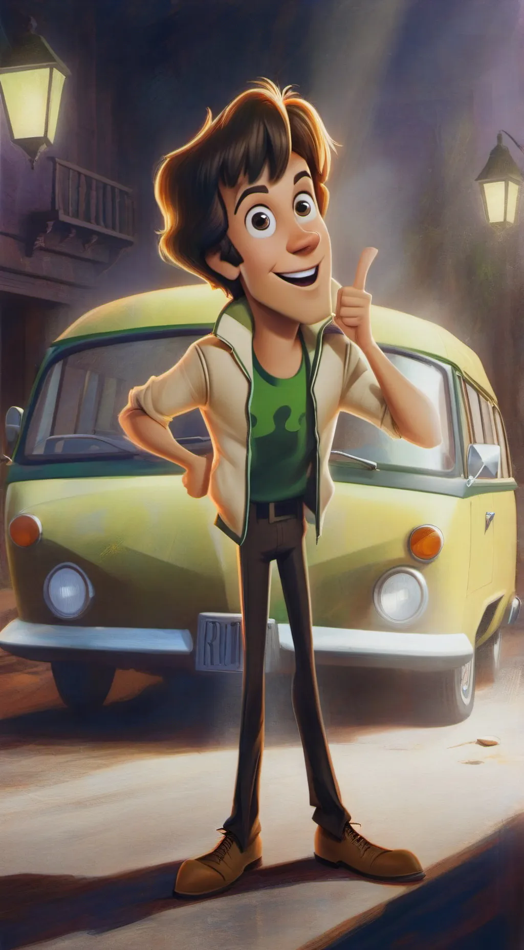 ai character: mystery Inc 2025 background