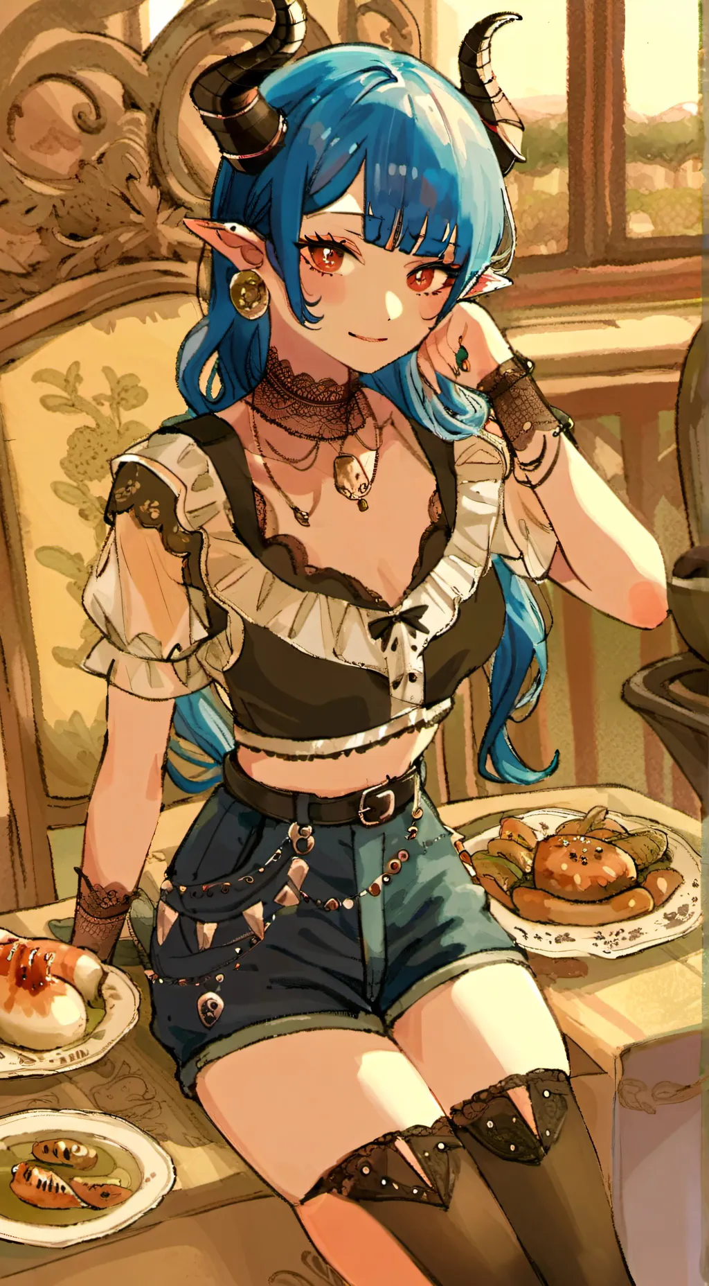 ai character: (Prophet) Gloria  background