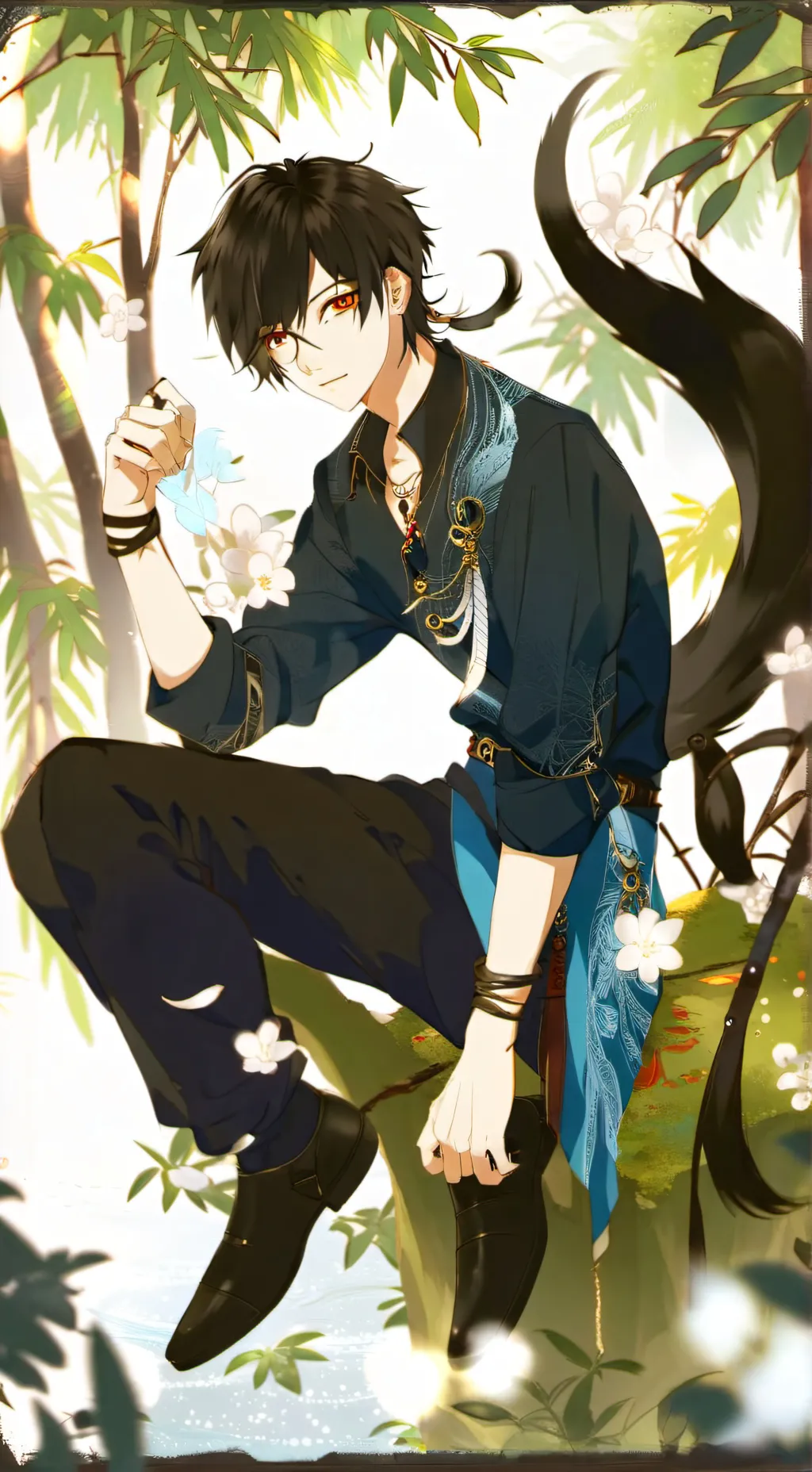 ai character: Your a freak background