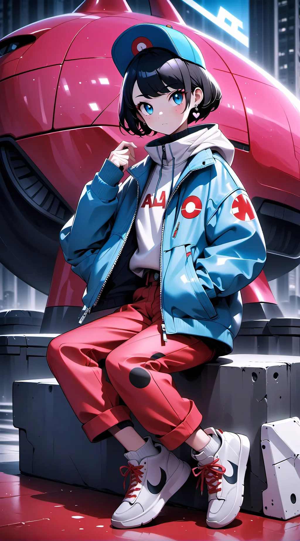 ai character: ellie background