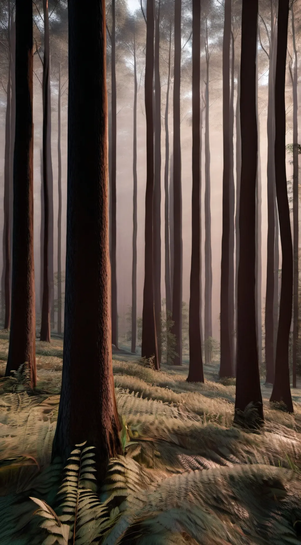 ai character: The Woods background