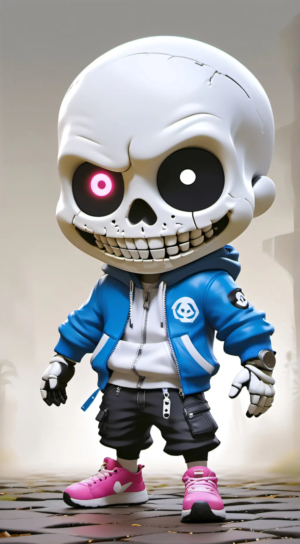 ai character: Md Vs u background