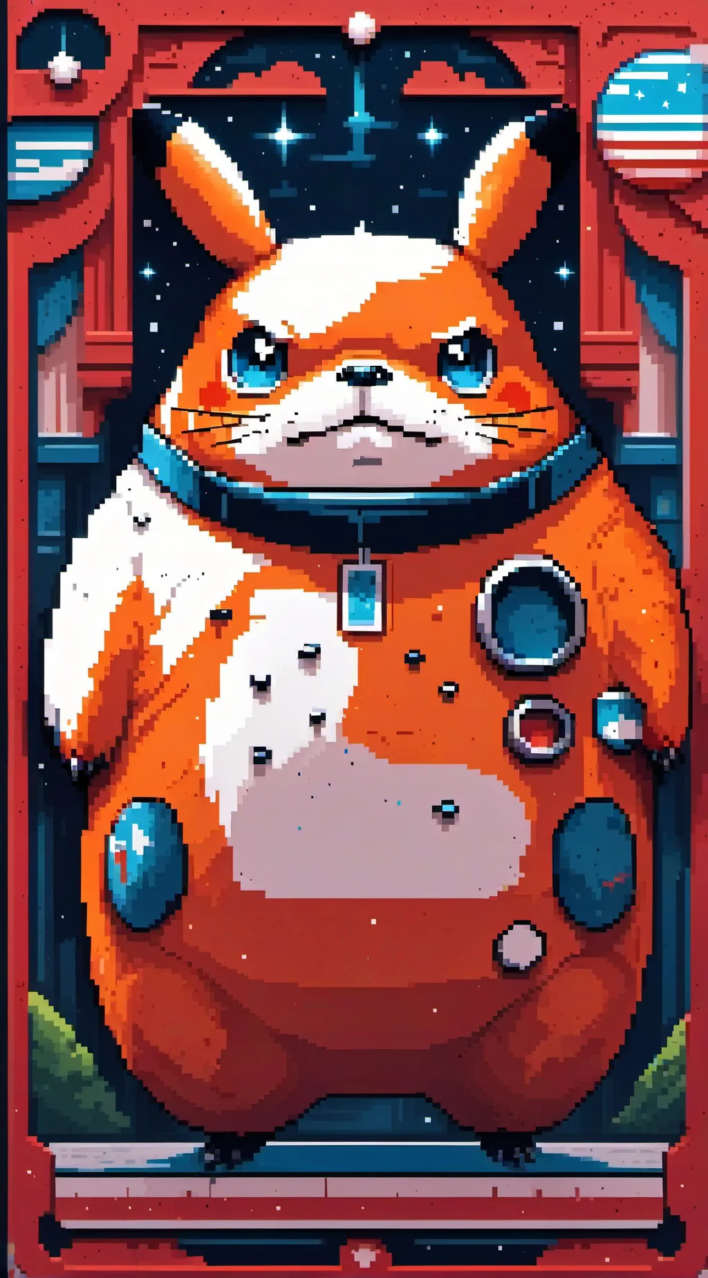 ai character: Chubbyloon  background