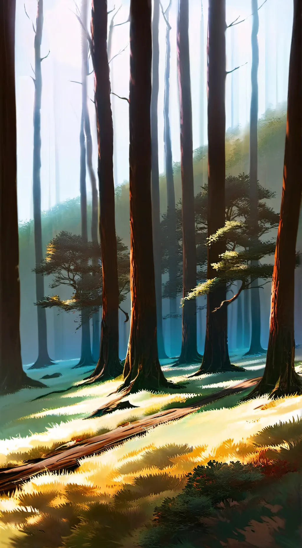 ai character: Hoia Baciu Forest background