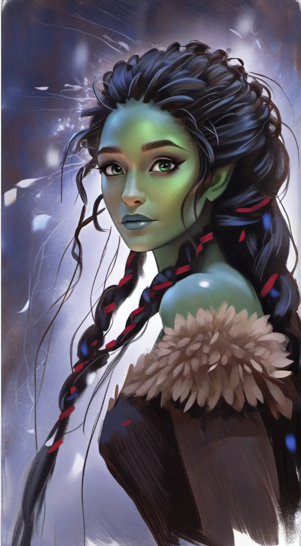 ai character: elphaba thropp  background