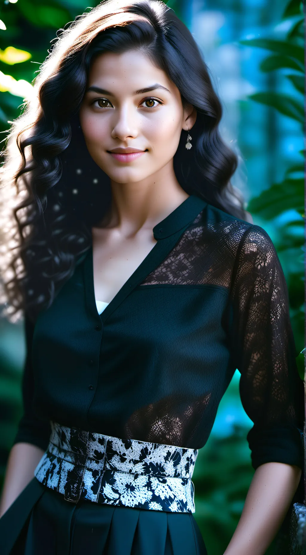 ai character: Monika Addler background