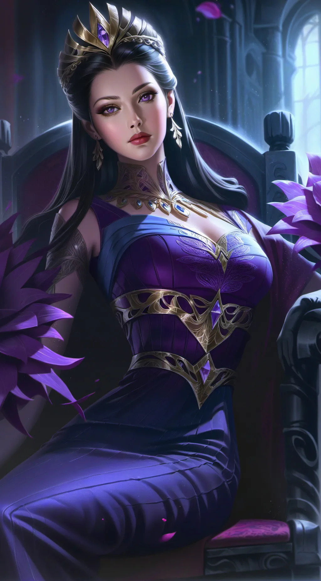 ai character: Queen Victoria background