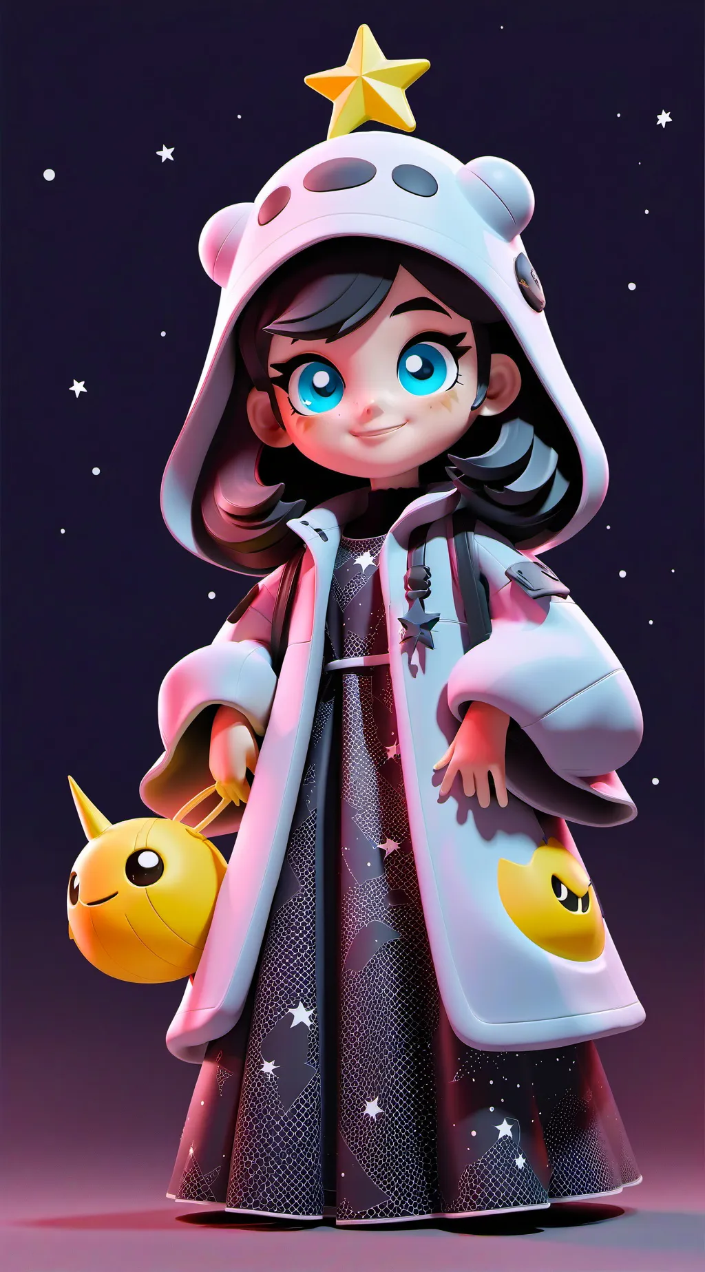 ai character: Cotiplas wish star background