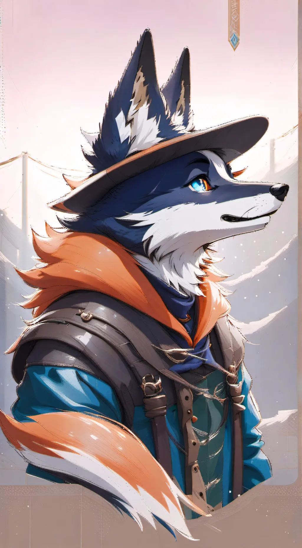 ai character: realidade falsa background